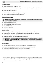 Preview for 4 page of Vogue CD551 Assembly Instructions Manual