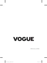 Preview for 8 page of Vogue FS487 Instruction Manual