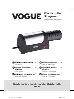 Vogue GD232 Instruction Manual предпросмотр