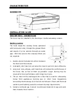 Предварительный просмотр 5 страницы Vogue RH.600.WH Instruction Manual