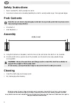 Preview for 2 page of Vogue U200 Assembly Instructions Manual