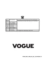 Preview for 8 page of Vogue U200 Assembly Instructions Manual