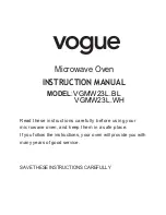 Vogue VGMW23L.BL Instruction Manual preview