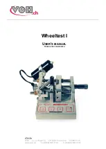 VOH Wheeltest I User Manual предпросмотр