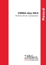 Voice-Acoustic VENIA-6sp DDA Manual предпросмотр