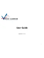 Voice Carrier Phone User Manual preview