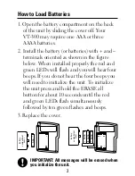 Preview for 2 page of Voice It VT-300 Instruction Book