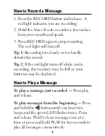 Preview for 5 page of Voice It VT-300 Instruction Book