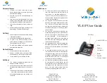 Предварительный просмотр 1 страницы VOICE2NET YL41P User Manual