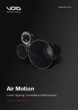 Void Air Motion User Manual preview