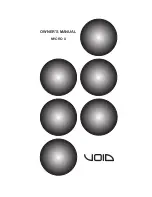 Предварительный просмотр 1 страницы Void MYCRO X Owner'S Manual