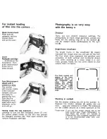 Preview for 4 page of VOIGTLANDER bessy s Instructions For Use