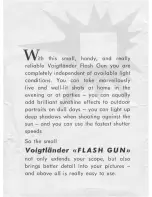 Preview for 2 page of VOIGTLANDER Flash Gun Manual