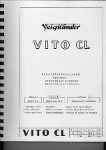 Предварительный просмотр 15 страницы VOIGTLANDER VITO Repair Manual