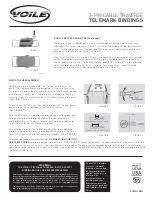 Preview for 2 page of VOILE 3-PIN CABLE TRAVERSE Instructions