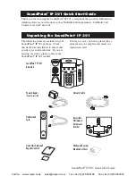 Предварительный просмотр 2 страницы VoIPon SoundPoint IP 301 Quick Start Manual