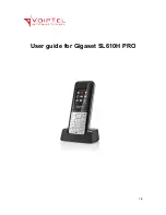 VoipTel Gigaset SL610H PRO User Manual preview