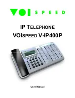 Предварительный просмотр 1 страницы VOIspeed V-IP400P User Manual