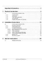 Preview for 3 page of Voith BTG CPM-1300 User Manual