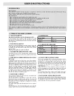 Preview for 3 page of VOKERA Excel 25 User Instructions