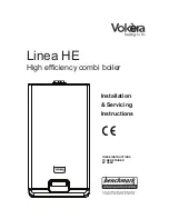 Preview for 1 page of VOKERA Linea Max HE Installation & Servicing Instructions Manual