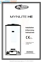 VOKERA Mynute 12HE Installation And Servicing Instructions preview