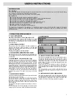 Preview for 3 page of VOKERA Mynute 25 A User Instructions