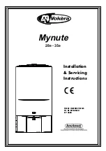 VOKERA Mynute 28e Installation & Servicing Instructions Manual preview