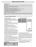 Preview for 3 page of VOKERA Vision 25C User Instructions