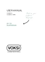 Preview for 1 page of Voksi CLASSIC+ User Manual