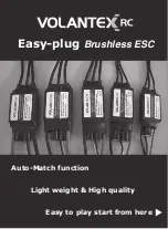 Предварительный просмотр 1 страницы VolantexRC Easy-Plug Series Manual