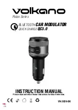 Предварительный просмотр 1 страницы volkano Piston Series Instruction Manual