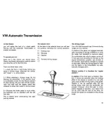 Preview for 26 page of Volkswagen 1600 Fastback 1969 Owner'S Manual