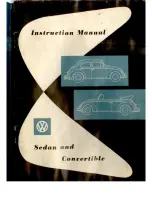 Предварительный просмотр 2 страницы Volkswagen 1958 Beetle Instruction Manual