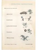 Предварительный просмотр 10 страницы Volkswagen 1958 Beetle Instruction Manual