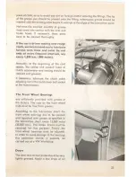 Предварительный просмотр 38 страницы Volkswagen 1958 Beetle Instruction Manual