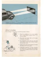 Предварительный просмотр 59 страницы Volkswagen 1958 Beetle Instruction Manual