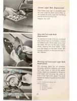 Предварительный просмотр 61 страницы Volkswagen 1958 Beetle Instruction Manual