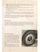 Предварительный просмотр 66 страницы Volkswagen 1958 Beetle Instruction Manual