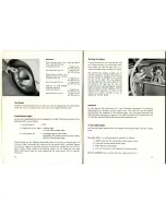 Предварительный просмотр 7 страницы Volkswagen 1958 Karmann Ghia Instruction Manual