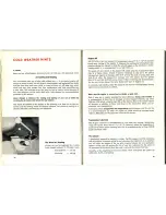 Предварительный просмотр 16 страницы Volkswagen 1958 Karmann Ghia Instruction Manual