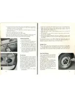 Предварительный просмотр 33 страницы Volkswagen 1958 Karmann Ghia Instruction Manual