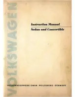 Предварительный просмотр 3 страницы Volkswagen 1960 Bug Convertible Instruction Manual