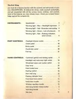 Предварительный просмотр 9 страницы Volkswagen 1960 Bug Convertible Instruction Manual