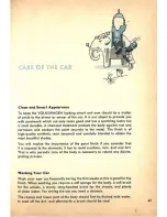 Предварительный просмотр 49 страницы Volkswagen 1960 Bug Convertible Instruction Manual