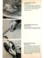 Предварительный просмотр 66 страницы Volkswagen 1960 Bug Convertible Instruction Manual