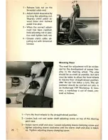 Предварительный просмотр 72 страницы Volkswagen 1960 Bug Convertible Instruction Manual