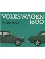 Volkswagen 1963 1500 Instruction Manual preview