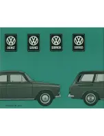 Предварительный просмотр 68 страницы Volkswagen 1963 1500 Instruction Manual