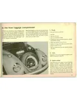 Предварительный просмотр 20 страницы Volkswagen 1968 Bug Owner'S Manual